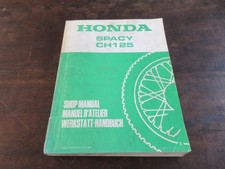 Honda Spacy CH125 Shop service repair manual Werkstatt-Handbuch manuel