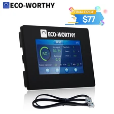 ECO-WORTHY 48V Battery Compatible Plug&Play Magnetic Mount Real-time Monitor