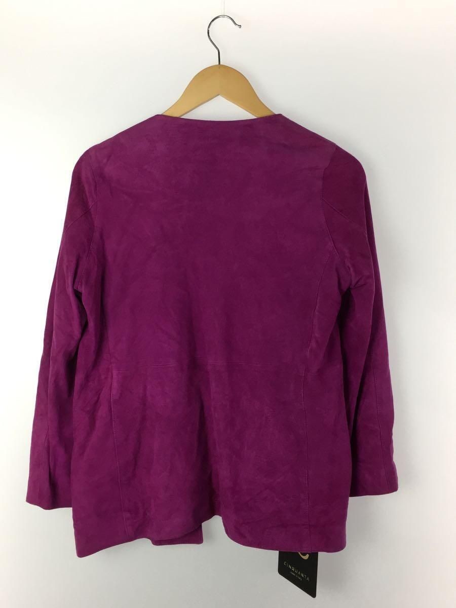 Cinquanta altra giacca 38 pelle di capra viola tinta unita usata