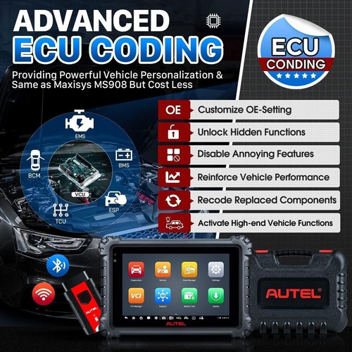2026 Autel MK906PRO appareil de diagnostic professionnel automobile OBD2 TOUT SYSTÈME ECU codage FR - Photo 5/18