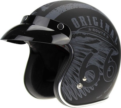 Viper RS-05 Slim Fit Jethelm Roller Motorrad Mod Retro Helm - Route 66
