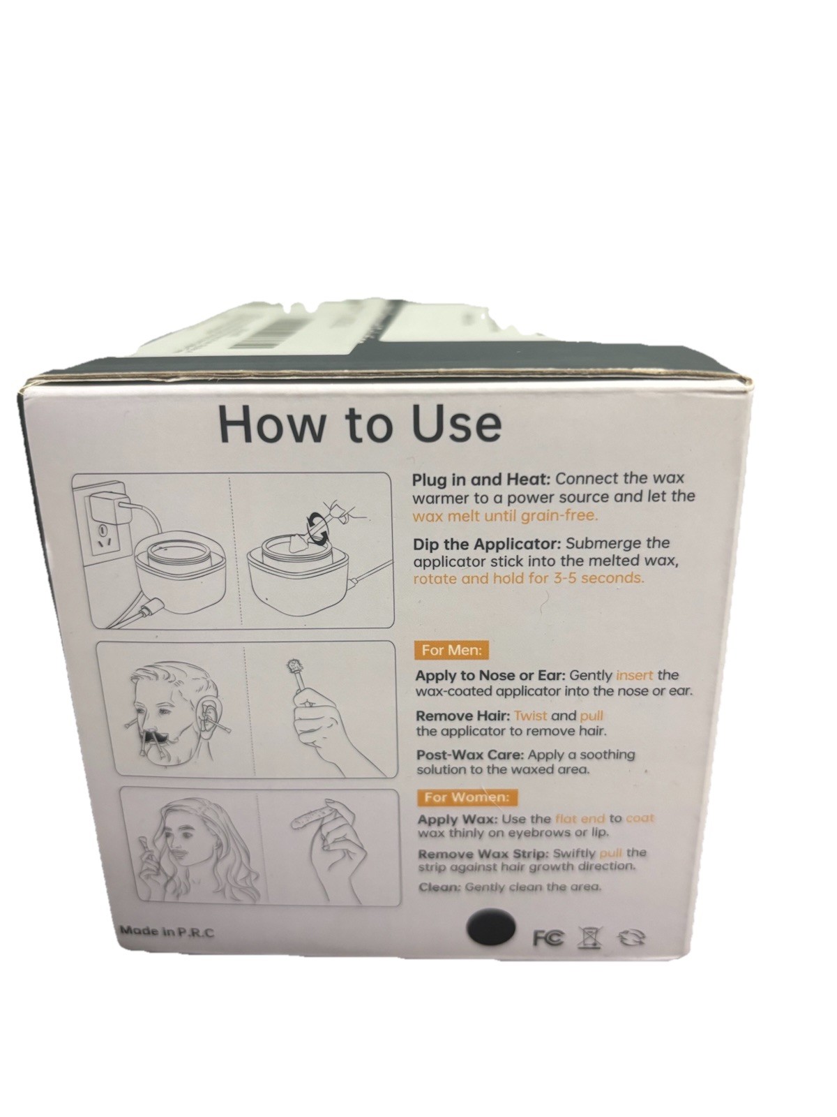 Eye Brow/ Lip / Nose/ Ear Wax Kit New