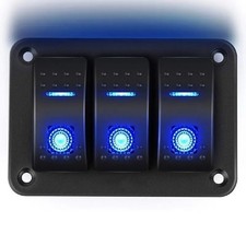 Rocker Switch Panel Aluminum Toggle Switch Panel Waterproof 12v24v Rocker Switch Panel Aluminum Toggle Switch Panel Waterproof 12v24v