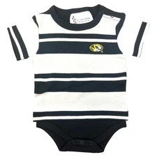 Mizzou Missouri Tigers Infant Striped Layered Bodysuit (Newborn)