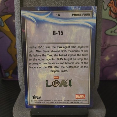B-15 2025 Marvel Studios Chrome #182 Loki Refractor 29/75 | eBay