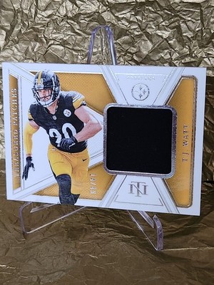 2024 Panini National Treasures T.J. Watt Treasured Patches14/49