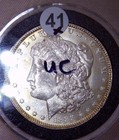1888-O Morgan Silver Dollar, Uncirculated, Die Clash — photo 7