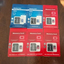 Six Memory Cards 1TB & 1024GB  Micro SD Card High Speed Memory Card