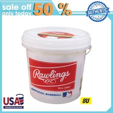 (24 Pack) Rawlings Bucket of Official League Recreational Grade OLB3 Baseballs