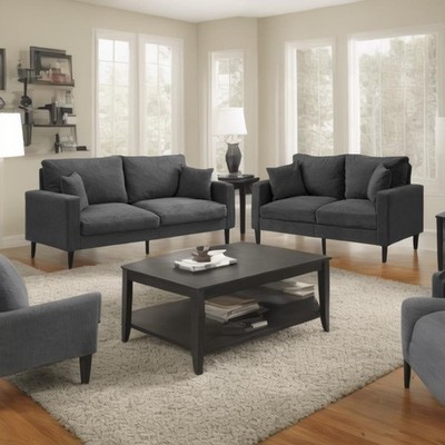 Two Piece Sofa Set,Living Room Three seater+Two seater,Comfy,Modern Upholstered