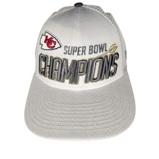 Kansas City Chiefs Super Bowl LIV Youth Trucker Hat New Era 9FORTY Champions