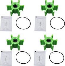 4PC 6303-0007-P Polyurethane Impeller with O-Ring Kit  Lubrication Replacement