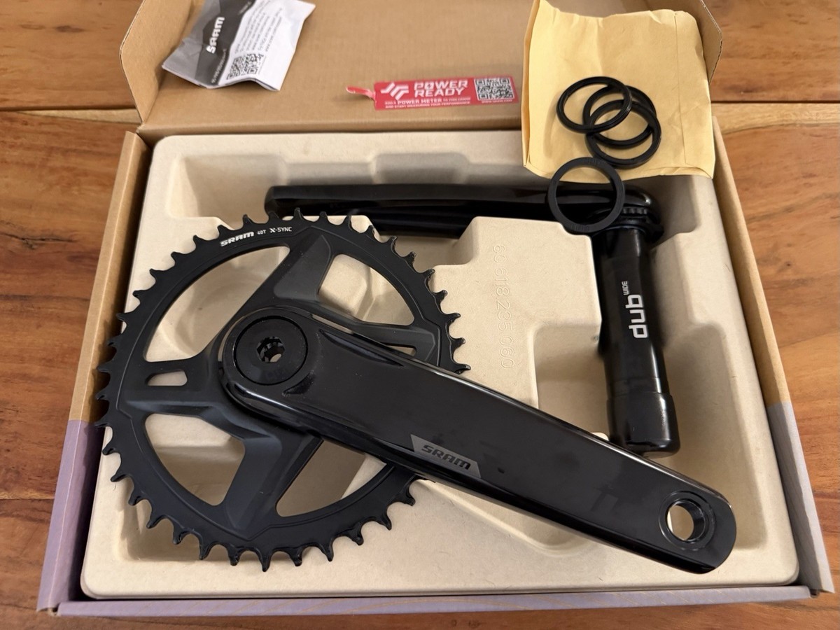 Sram Rival 1 AXS 1x12 Speed DUB Wide 172.5 40T Crankset | eBay