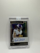 2019 Panini One Adam Thielen Power Surge Auto /10 Encased First on Print 