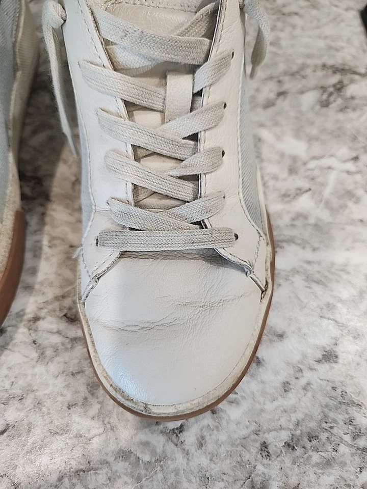 Zapatillas Dolce Vita Harryson - Cuero Blanco - Mujer Talla 7 Foto 3 de 4