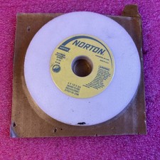 Norton Toolroom Grinding Wheel, 4" x 1/2  x 3/4  , Straight, 38A60-KVBE, Monoset