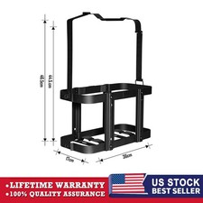New Jerry Can Holder Bracket Mount Gas Rack Oil Tank Fuel Gasoline 5.28 Gallons