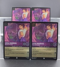 Disney Lorcana Luisa Madrigal - Magically Strong One 58/204 Fabled C Foil 4 Card