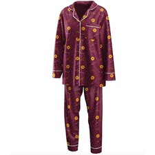 Erin Andrews Burgundy Washington Football Long Sleeve Sleep Set 2X NWT