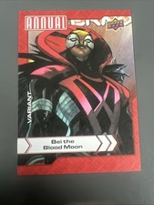 2022-23 Upper Deck Marvel Annual Canvas Variant Bei the Blood Moon #4