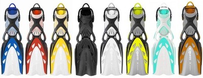 Mares X-Stream device fins size XS-XL with bungee straps