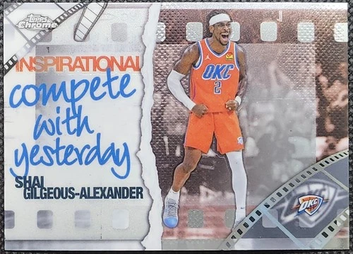 2025 Topps Chrome Shai Gilgeous-Alexander Base (RAW)