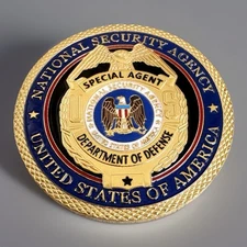 NSA US National Security Agency Special Agent DIA CIA DOD Challenge Coin