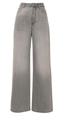 Loewe Gray Denim High Waist Wide Leg Jeans NWT. Sz 40 US 8