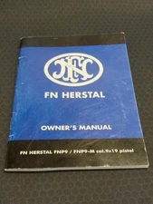 FN HERSTAL 2005 FNP9/FNP9-M (Cal..9x19 Pistol) Owner's Manual FNH #3160054010