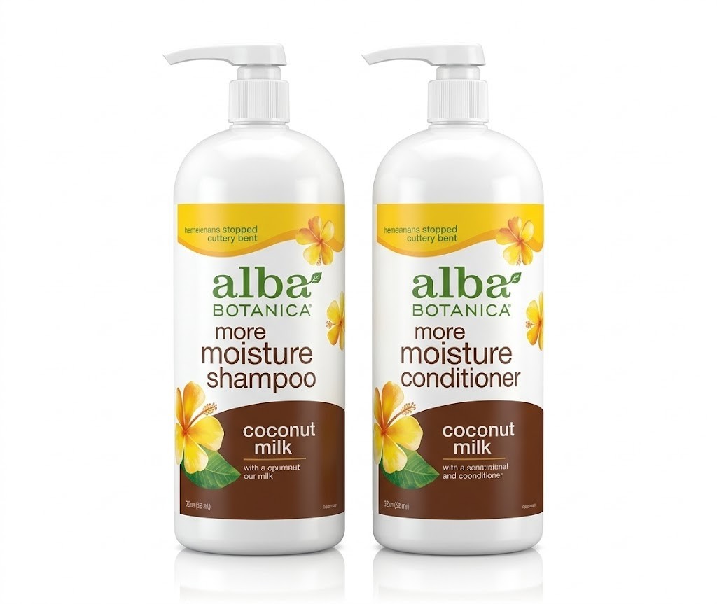 Alba Botanica More Moisture Shampoo & Conditioner Set - Coco