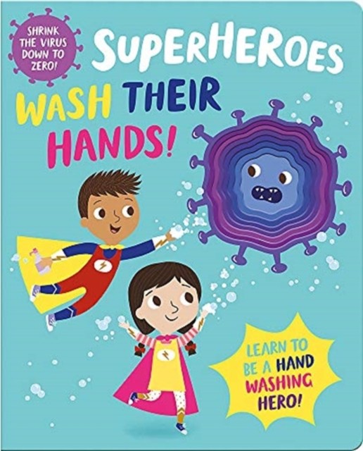 Superheroes Wash Their Hands! by Katie Button NEW - Image 2