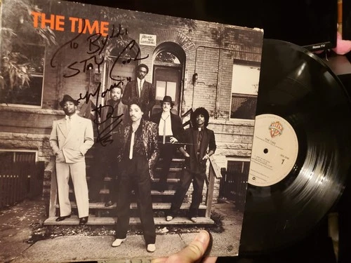 Morris Day & The Time. Autographed Vinyl Record Lp. 1981 Prince Revolution