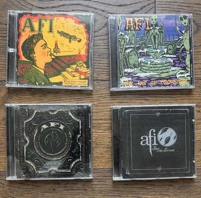 AFI CD Lot 4 Albums VG+ Sing the Sorrow Art of Drowning Nitro Records