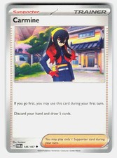Pokemon TCG Carmine Twilight Masquerade 145/167 Uncommon NM