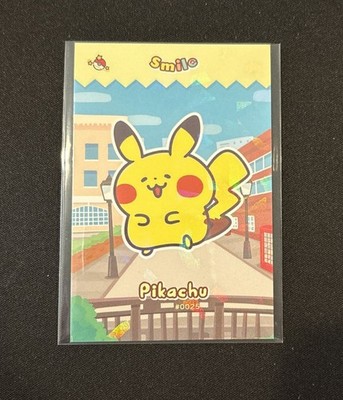 Limited Edition Full Art Rare Smile Pikachu Pokemon Card Database #0025  