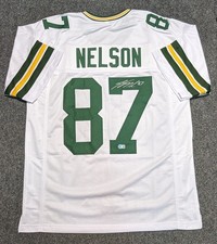 GREEN BAY PACKERS JORDY NELSON AUTOGRAPHED SIGNED JERSEY BECKETT HOLO