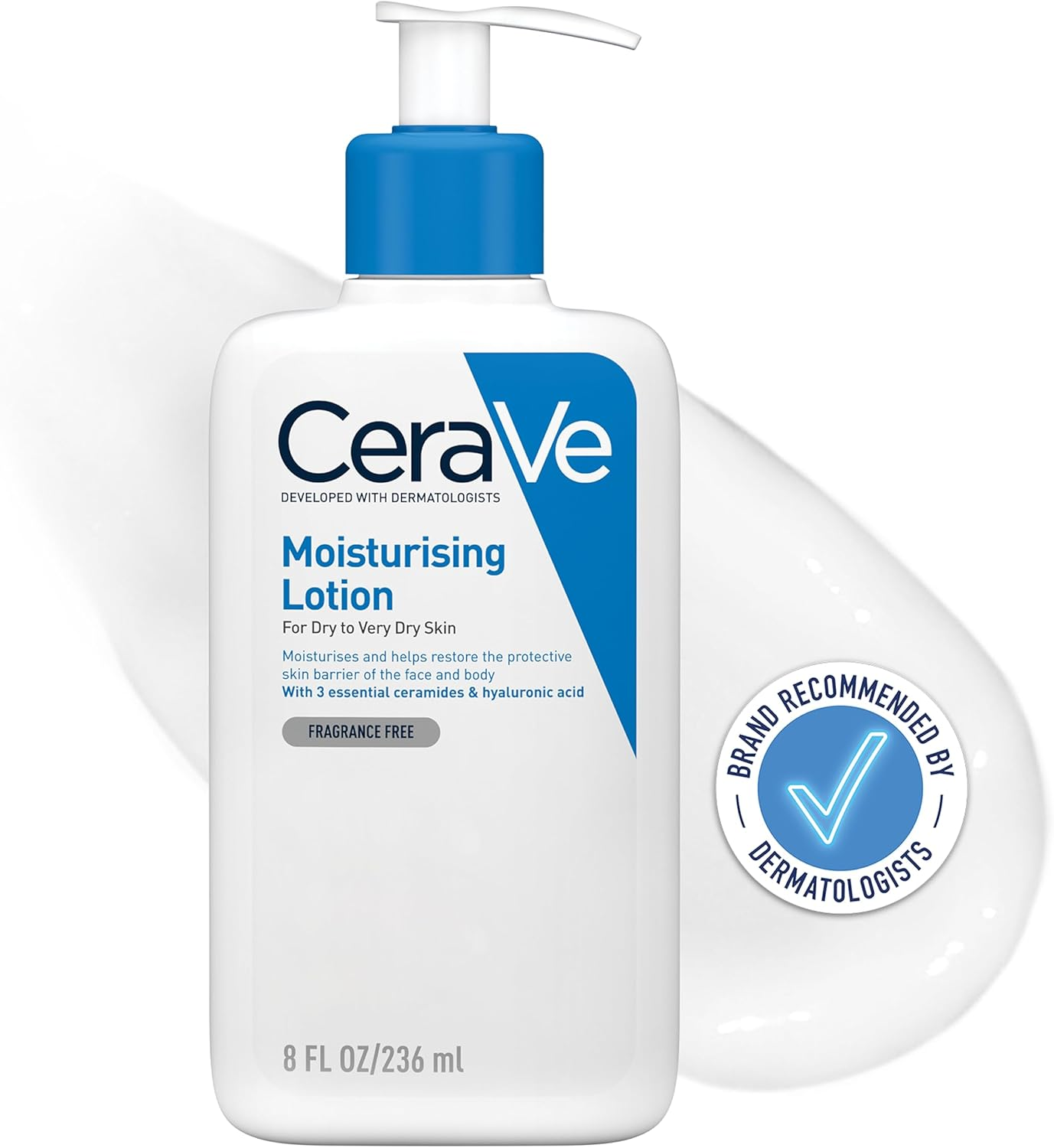 Cerave Moisturising Lotion for Normal to Very Dry Skin, Enriched with 3 Essentia