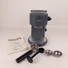 Krups Vivo 880 Espresso Coffee Machine Steamer Milk Frother Ground Coffee