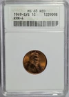 1949 S/S Lincoln, Wheat Ears Reverse ANACS MS-65 RED RPM-4