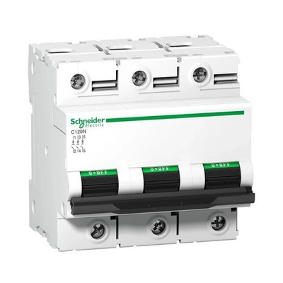 A9N18365 SCHNEIDER CIRCUIT BREAKER Acti9 C120N 3P - 80A Brand New