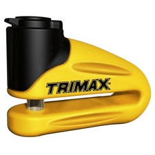 Trimax Motorcycle Rotor Disc Lock 10mm Pin Ye...