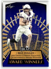 Max Duggan 2023 Leaf Draft Blue TCU Horned Frogs #16