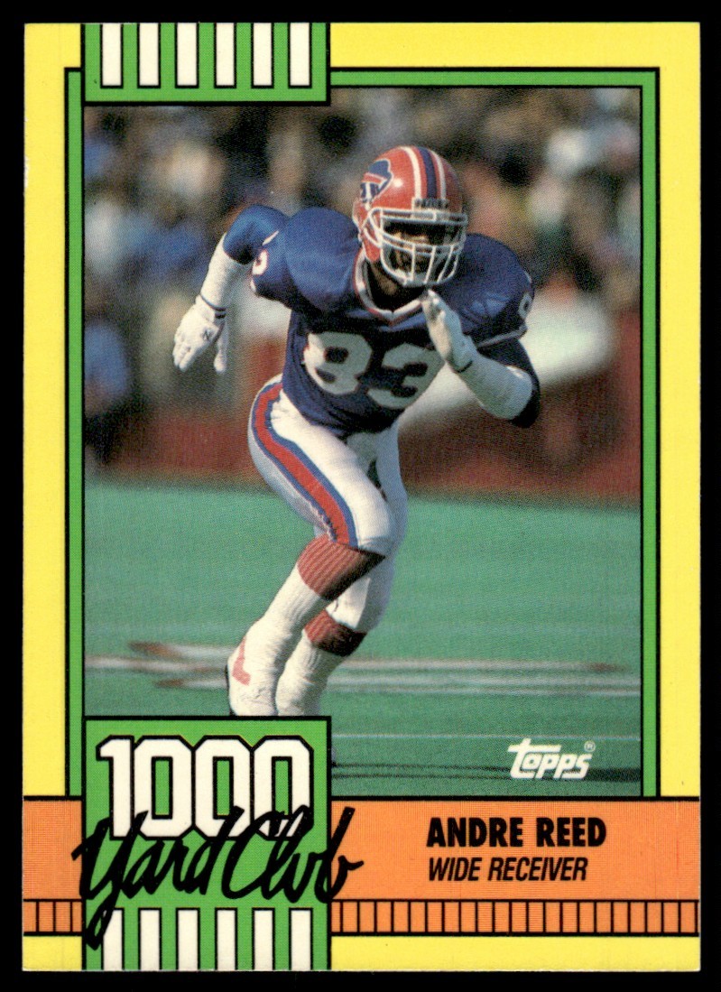 1990 Topps 1000 Yard Club Andre Reed Buffalo Bills #7
