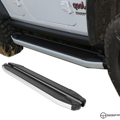 Bamboli Schwarze Seitliche Trittstufe Nerf Bar Für BMW X5 2014 Up 2-teilig