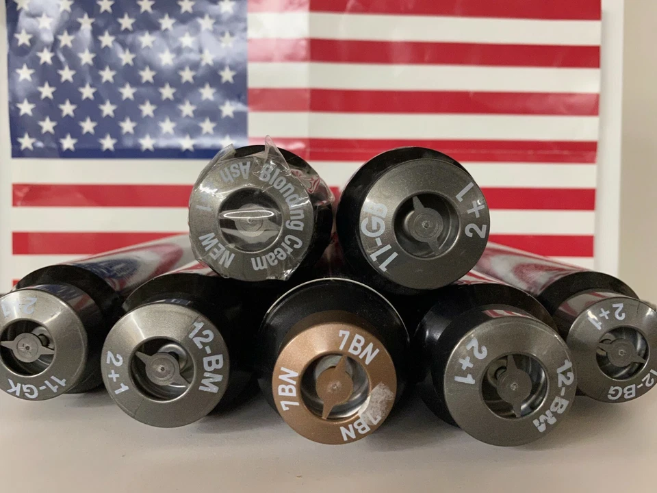 Botes de color de cabello permanente Goldwell USA Topchic 8,6 oz 8RR rojo rubí Foto 4 de 4