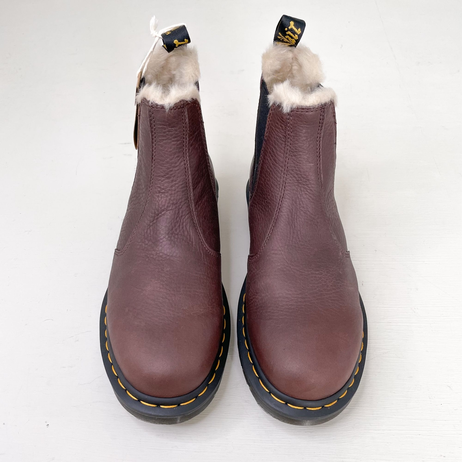 Dr. Martens Brown 2976 Faux Fur Lined 