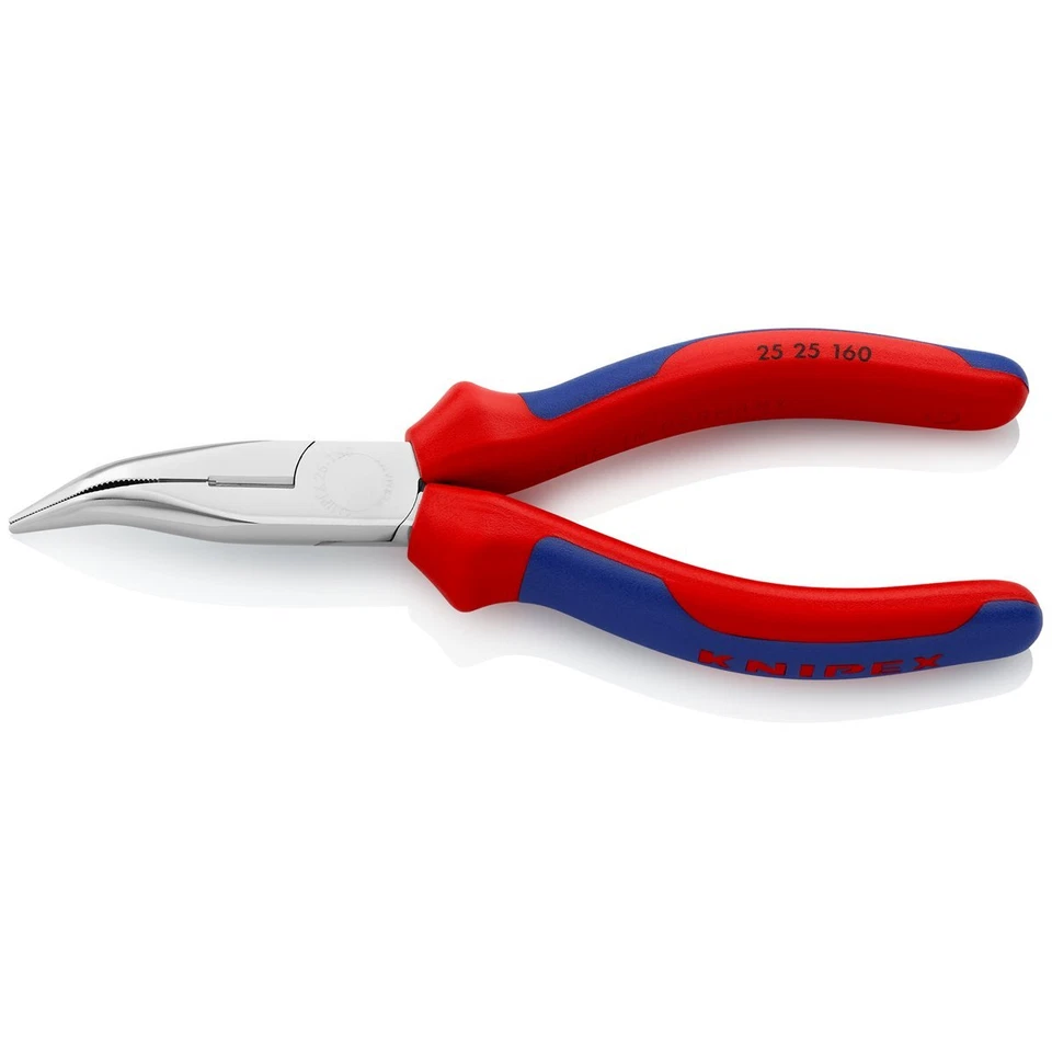 Knipex 25 25 160 Flachrundzange mit Schneide 2525160