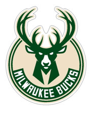 4" milwaukee bucks logo basketball bumper sticker decal usa made