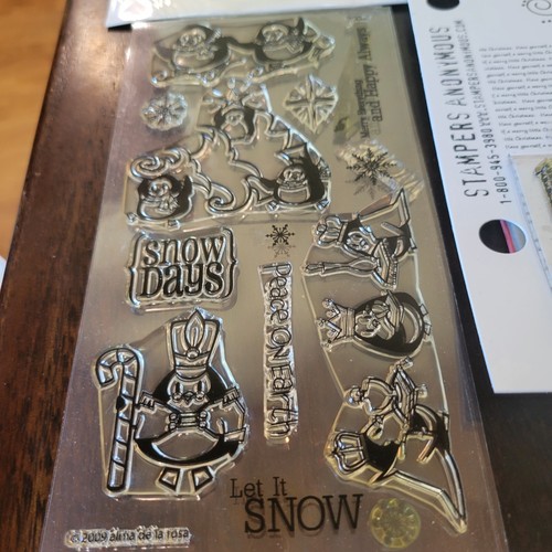 Lote de estampillas adhesivas de estampillas anónimas invierno vacaciones de Navidad muñeco de nieve reno  - Imagen 5 de 7