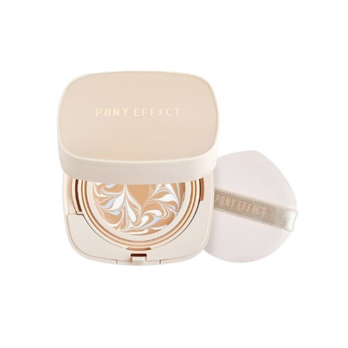Fond De Teint Cushion Pony Effect Zoom-in Mesh - SPF 50+ PA++++, 15g, K-Beauty, Neuf